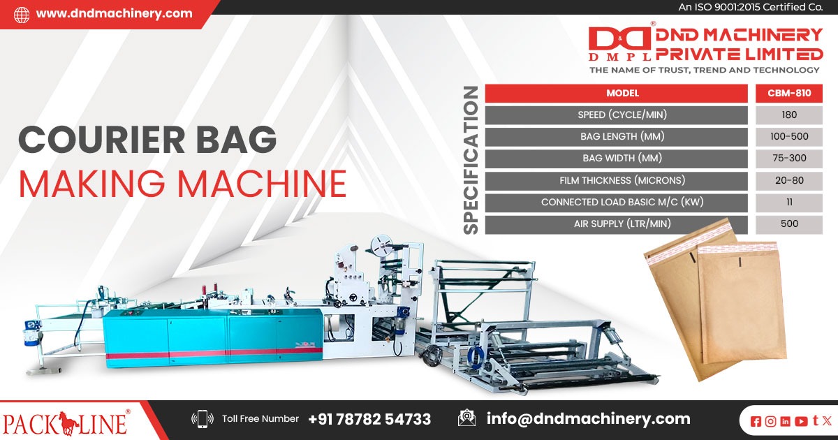 Courier Bag Making Machine in Rajasthan