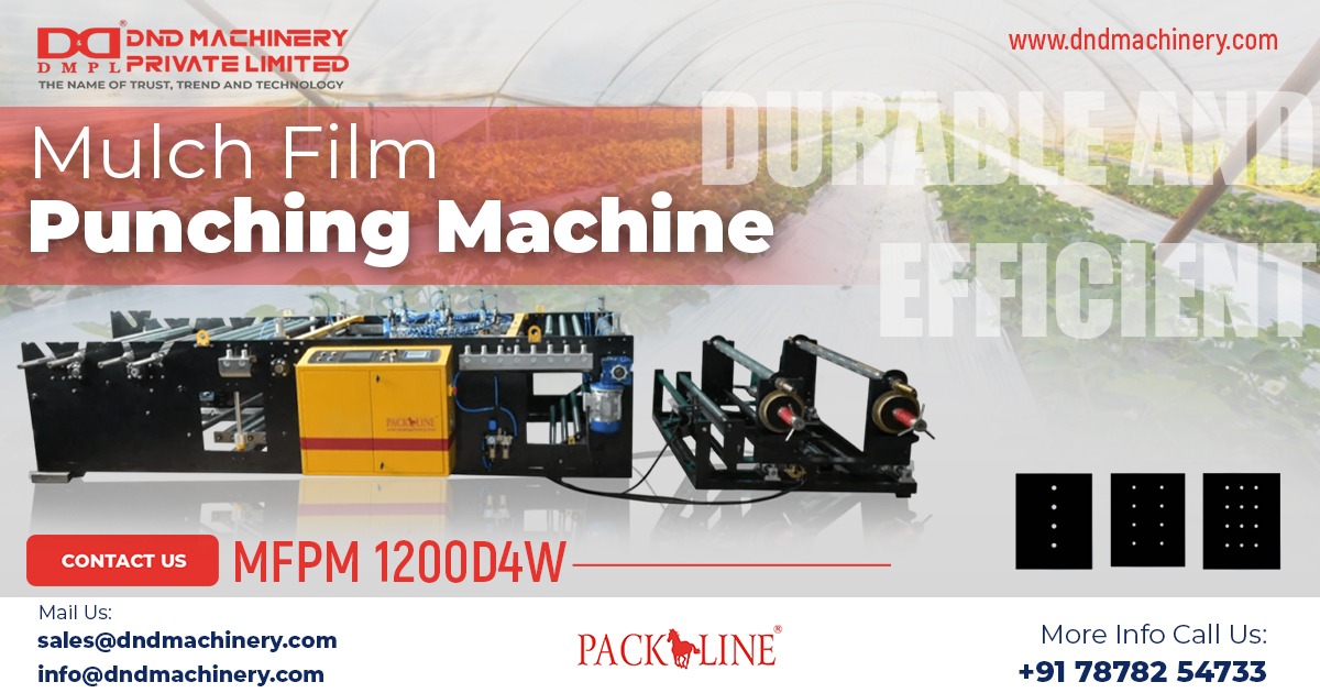 Automatic Mulch Film Punching Machine in Uttar Pradesh