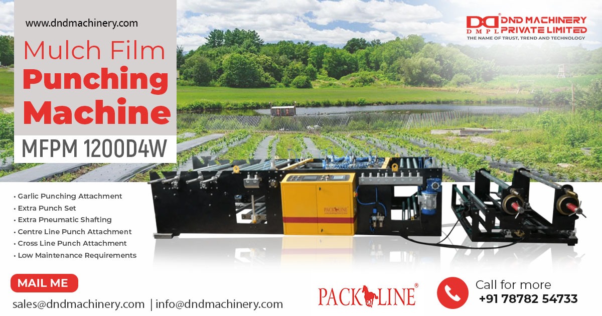 Mulch Film Punching Machine in Saudi Arabia