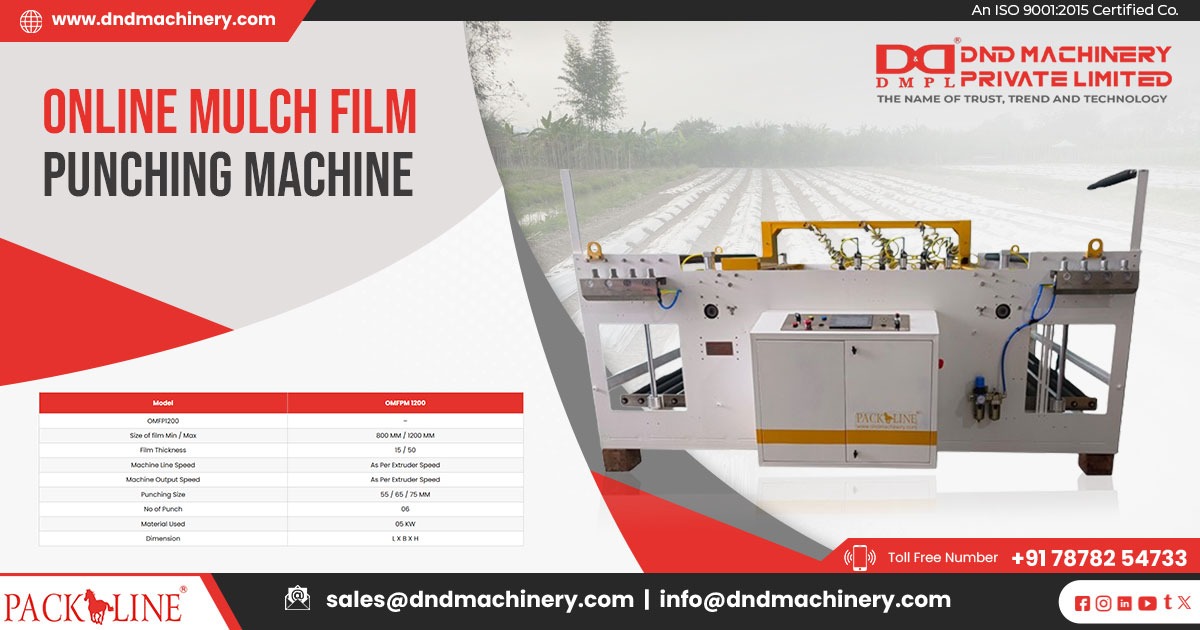 Online Mulch Film Punching Machine in Nepal