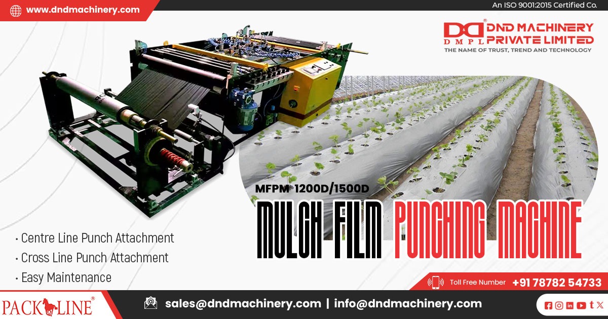 Automatic Mulch Film Punching Machine in Chhattisgarh