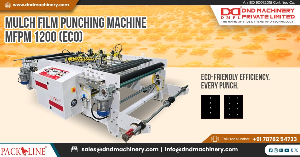 Mulch Film Punching Machine in Saudi Arabia