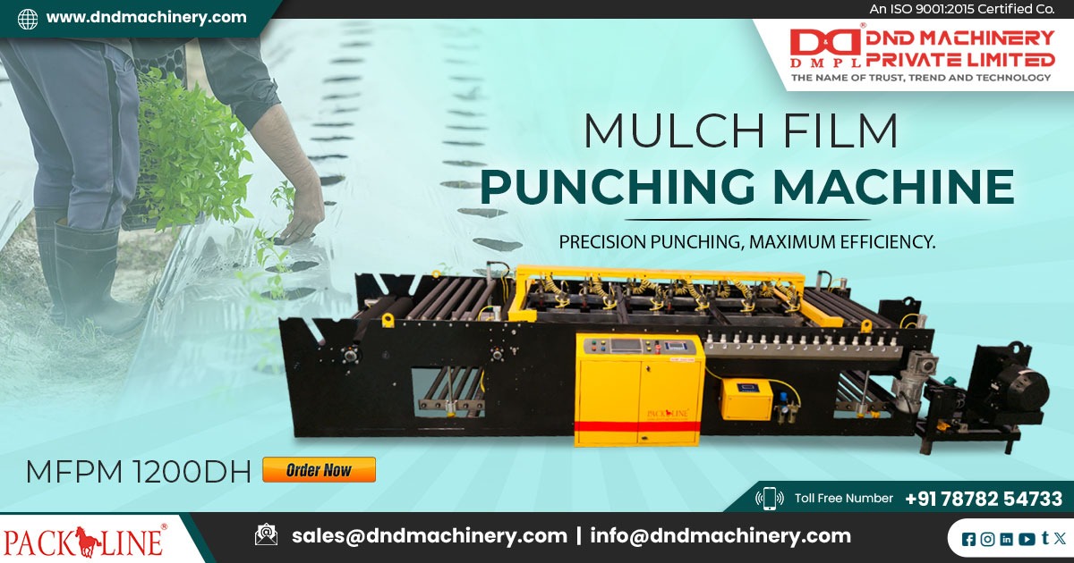 Mulch Film Punching Machine in Sudan
