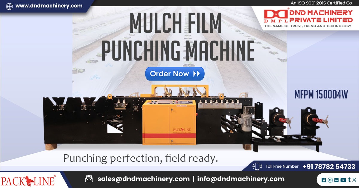 Automatic Mulch Film Punching Machine in Bahrain