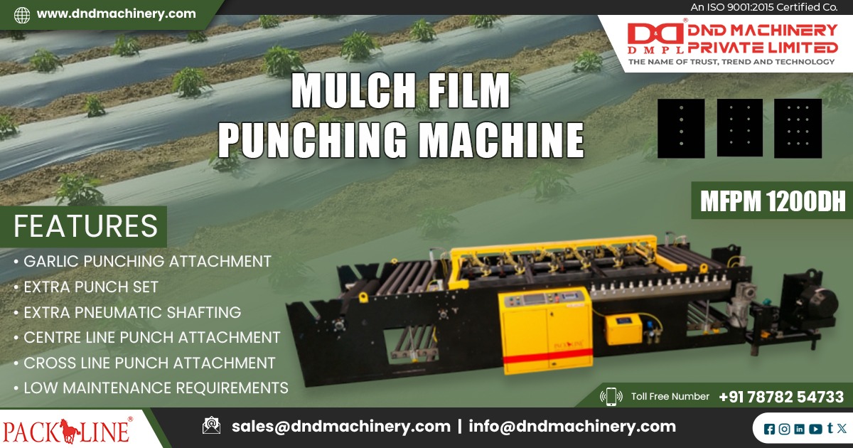 Automatic Mulch Film Punching Machine in Iraq