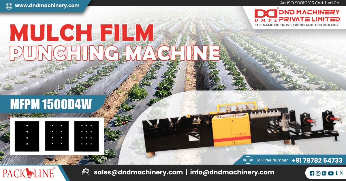 Automatic Mulch Film Punching Machine in Jordan
