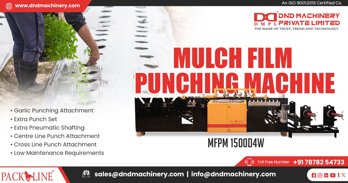 Automatic Mulch Film Punching Machine in Ethiopia