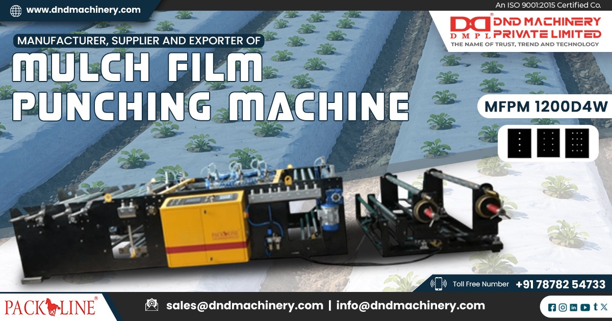 Agricultural Mulch Film Punching Machine in Gujarat