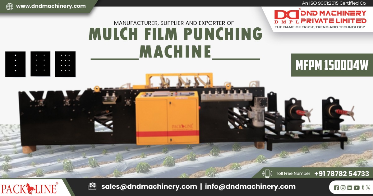 Automatic Mulch Film Punching Machine in Zambia