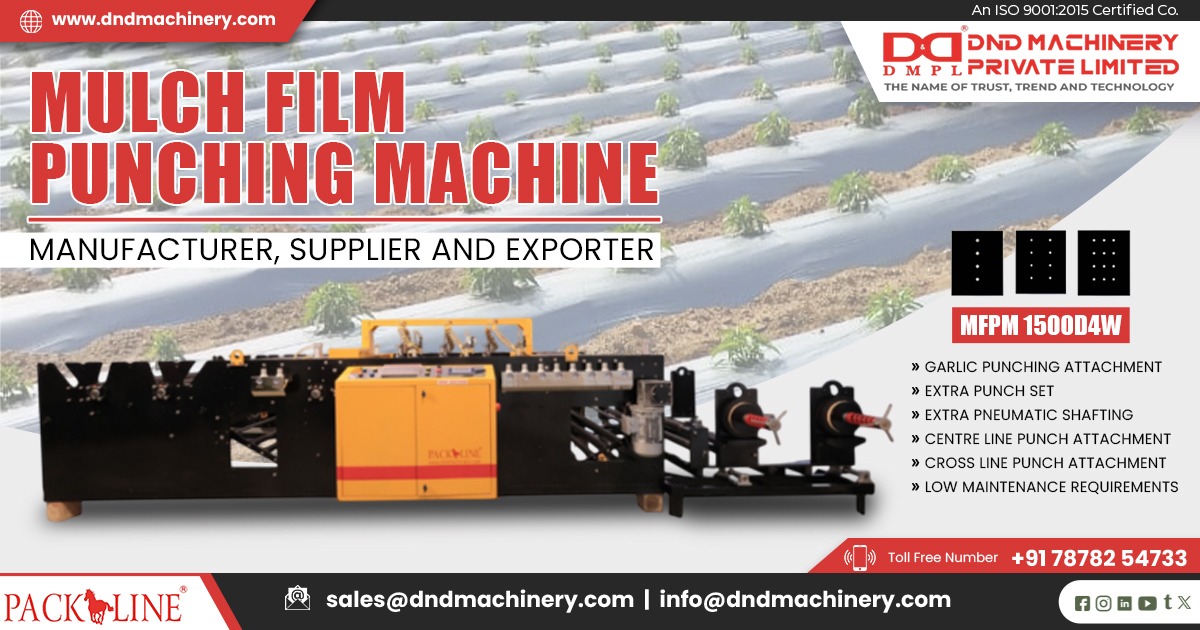 Mulch Film Punching Machine in Indonesia