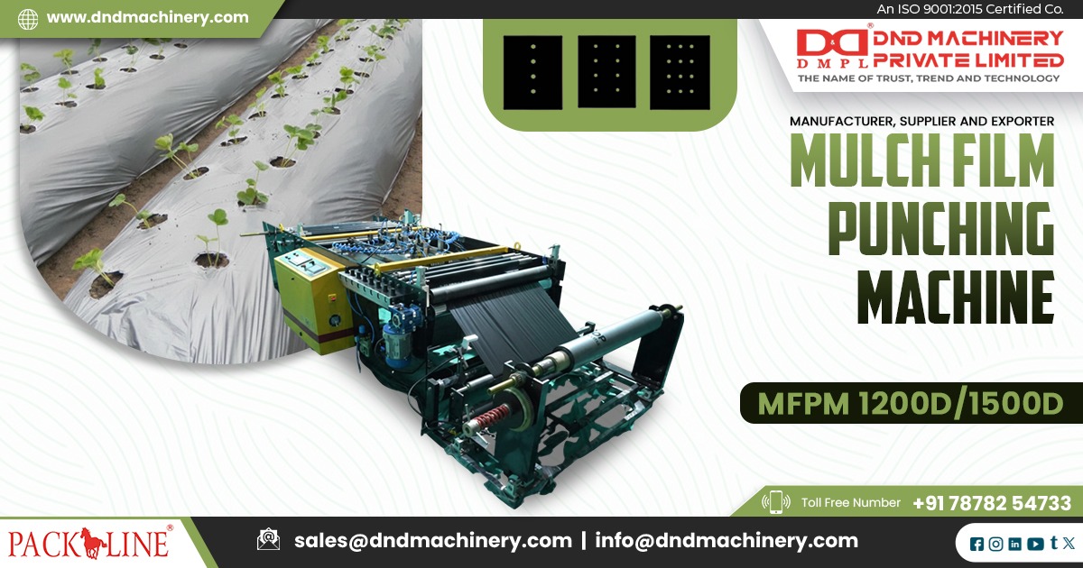 Agricultural Mulch Film Punching Machine in Laos