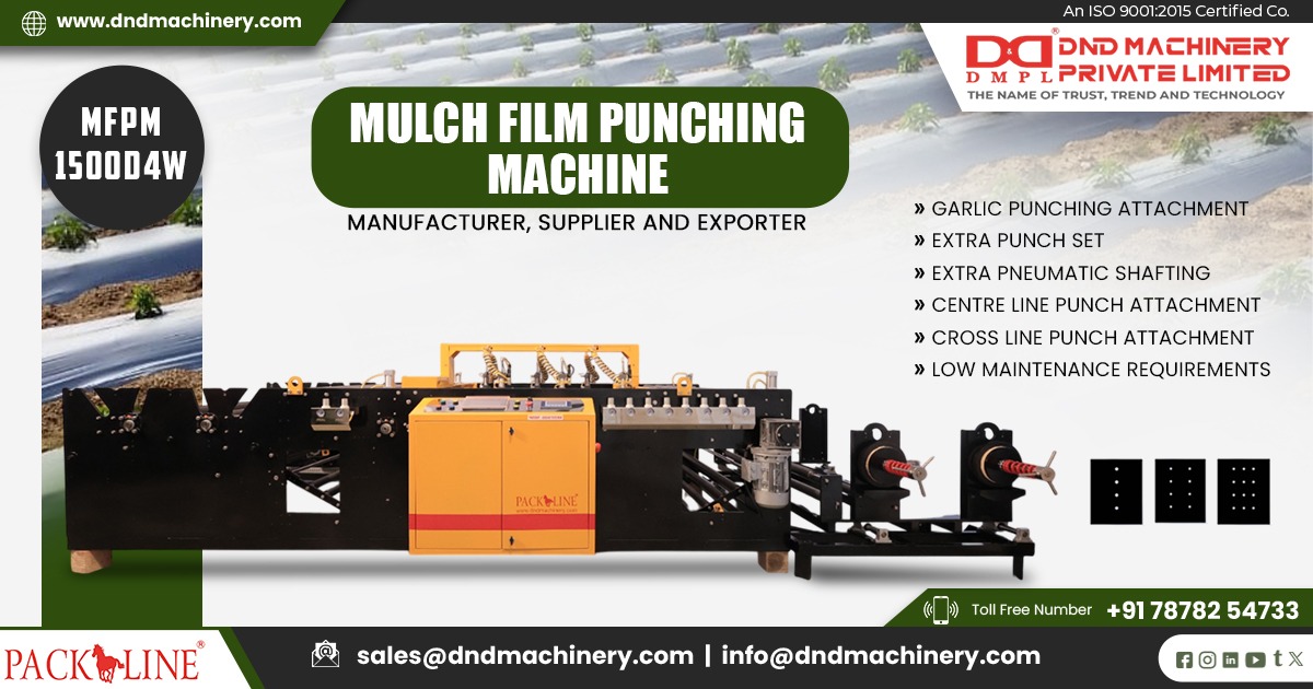 Mulch Film Punching Machine in Brazil