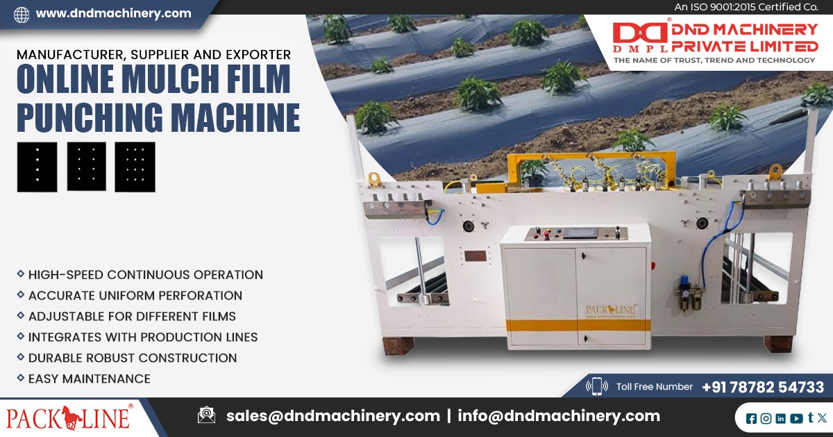 Online Mulch Film Punching Machine in Tamil Nadu