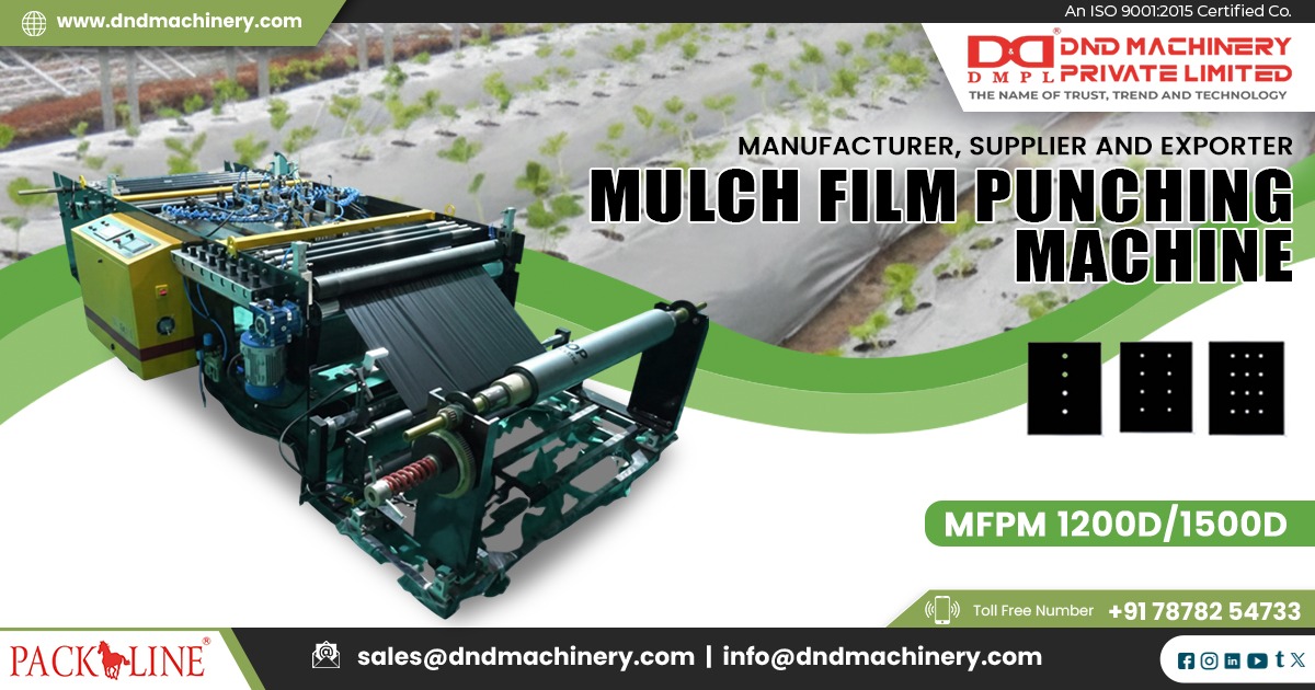 Agricultural Mulch Film Punching Machine in Chile