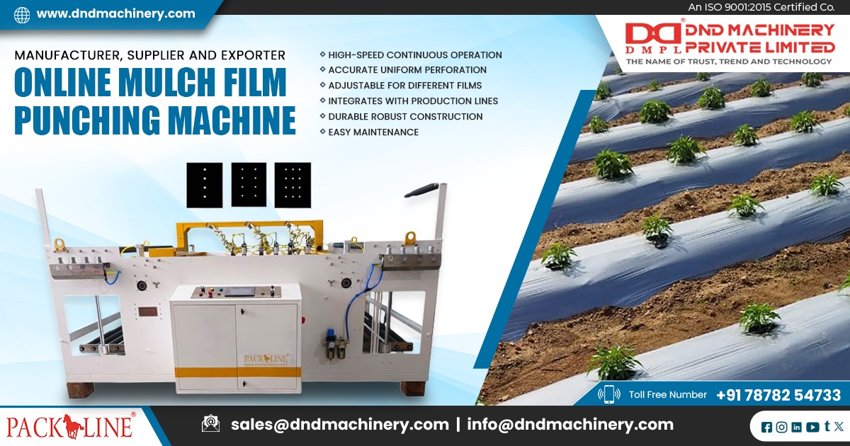Online Mulch Film Punching Machine in Tamil Nadu