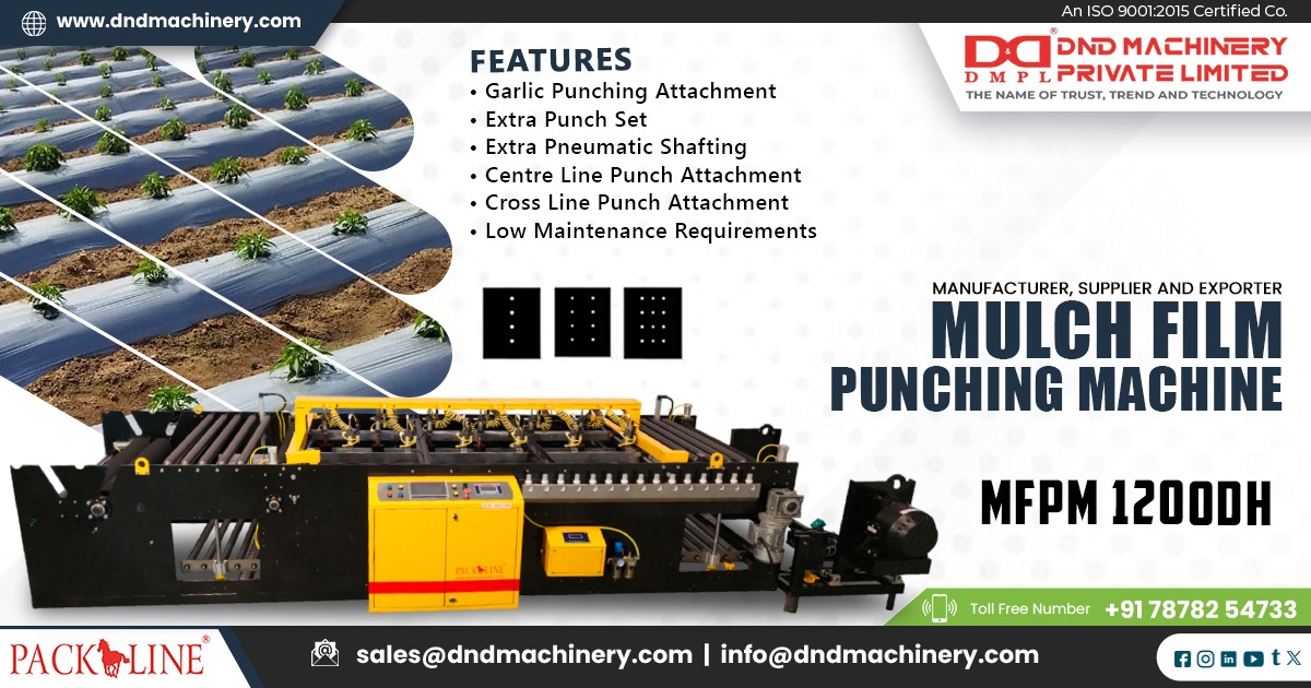 Automatic Mulch Film Punching Machine in Aswan