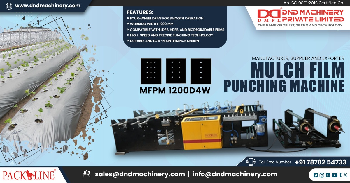 Agricultural Mulch Film Punching Machine in West Bengal
