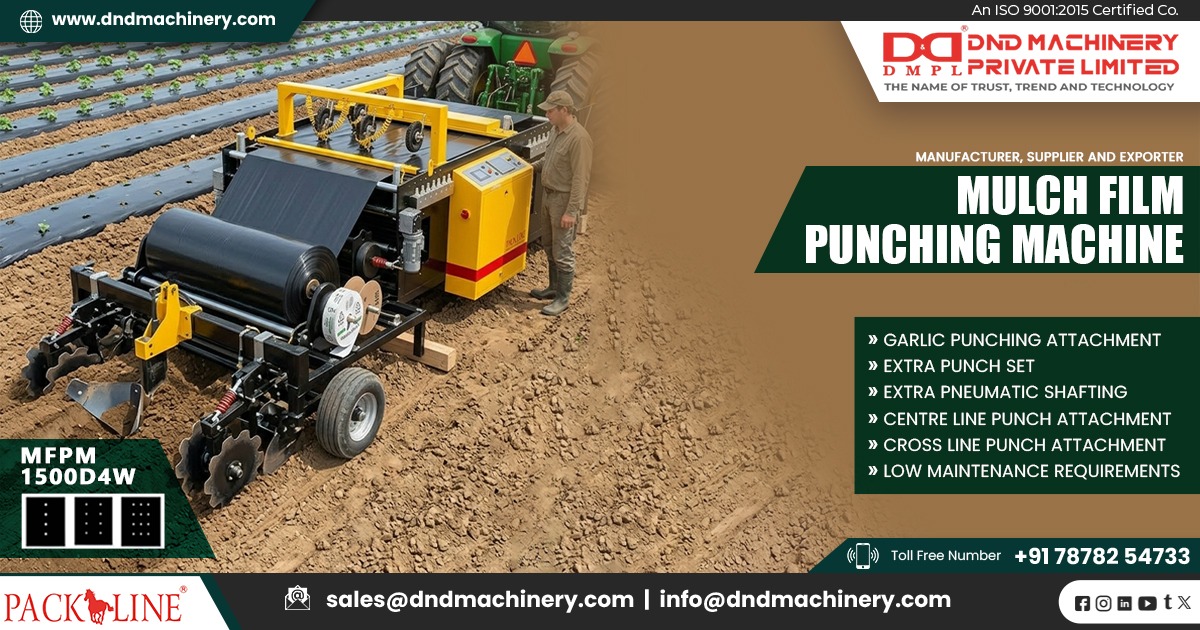 Agricultural Mulch Film Punching Machine in Alexandria