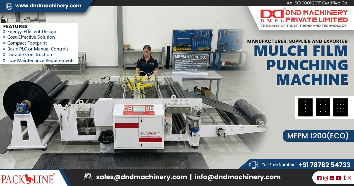 Automatic Mulch Film Punching Machine in Dubai