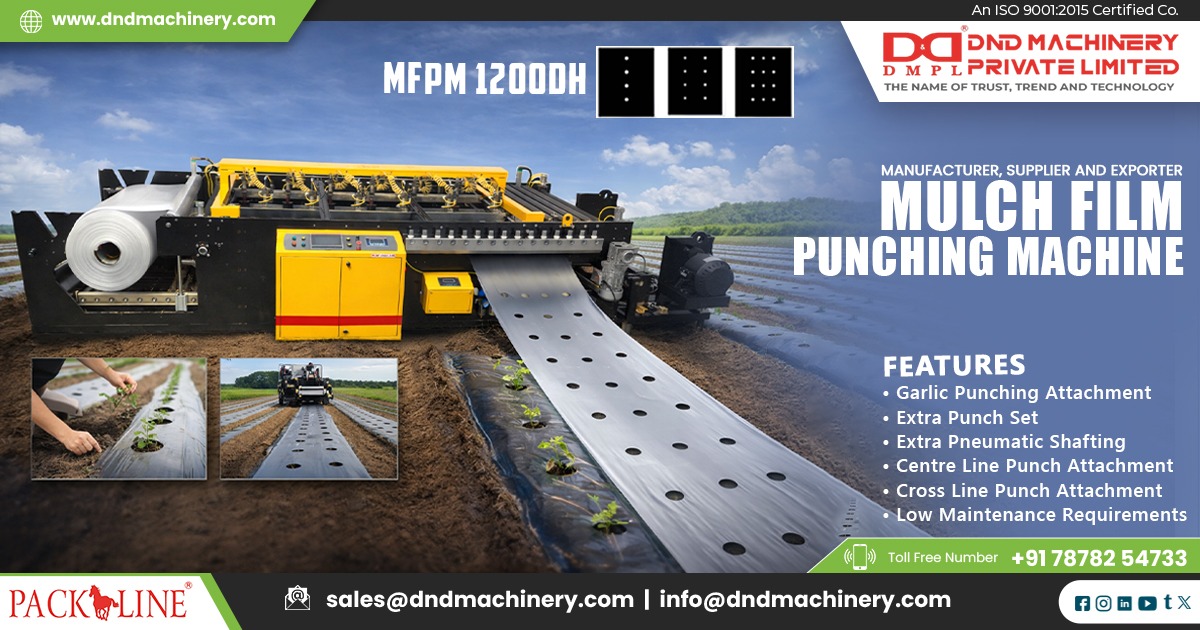 Agricultural Mulch Film Punching Machine in Manila