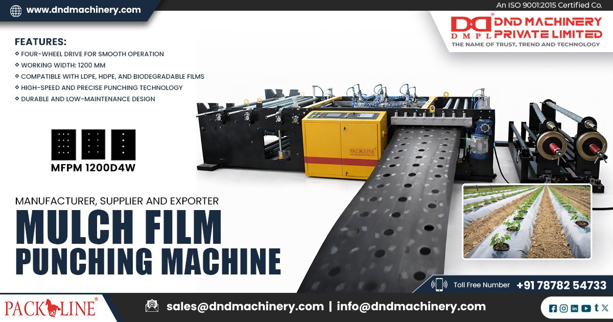 Automatic Mulch Film Punching Machine in Karnataka