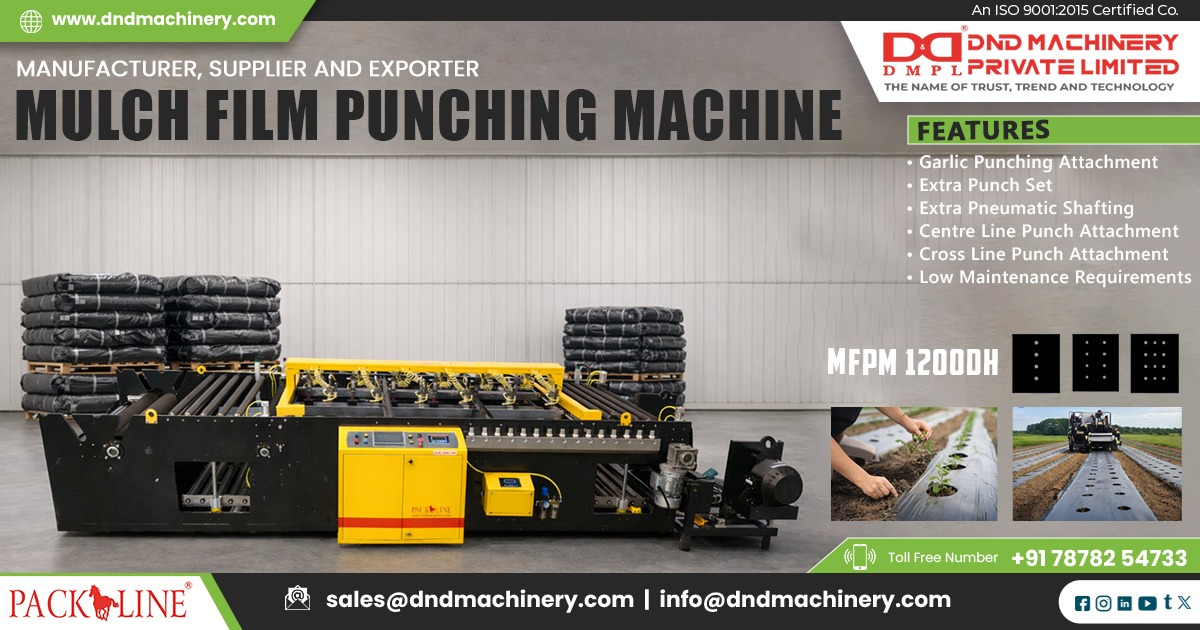 Agricultural Mulch Film Punching Machine in Tijuana