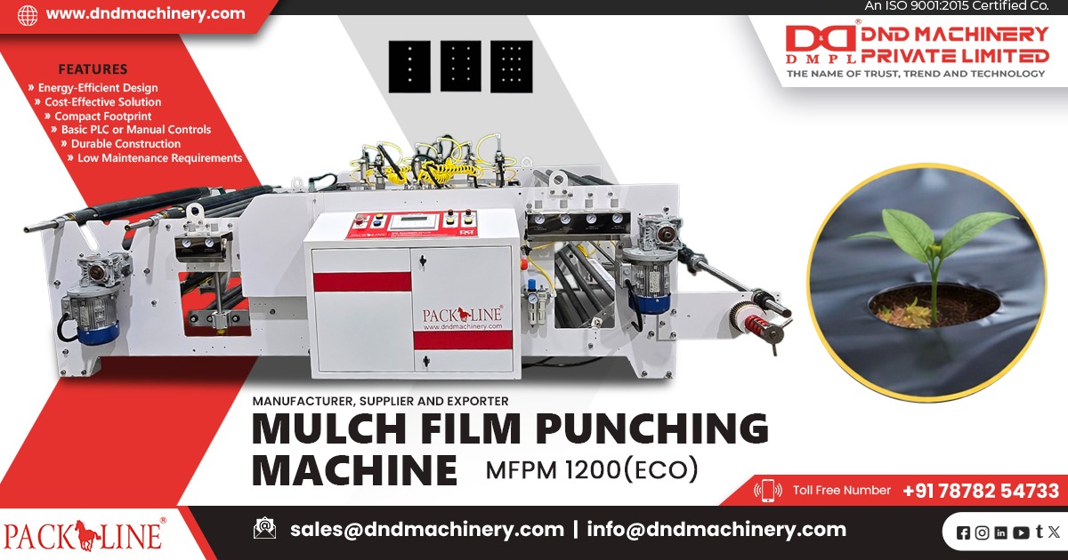 Agricultural Mulch Film Punching Machine in Durban