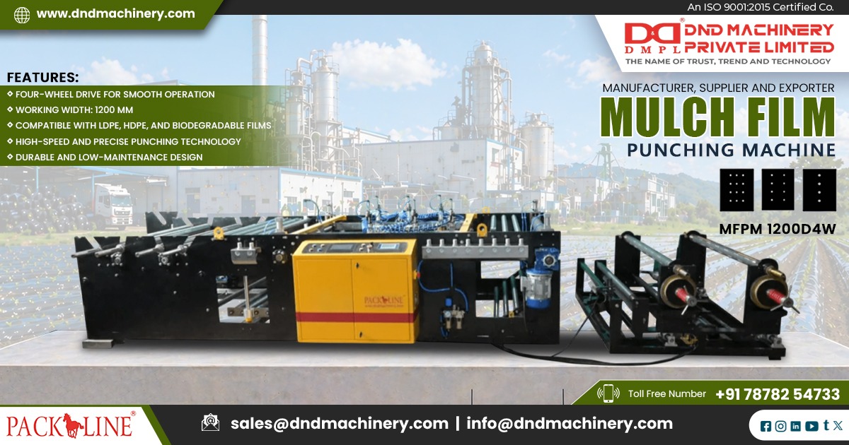 Agricultural Mulch Film Punching Machine in Punjab for efficient farming