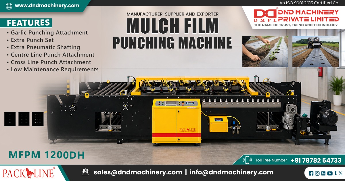 Agricultural Mulch Film Punching Machine in Somalia for precise hole punching