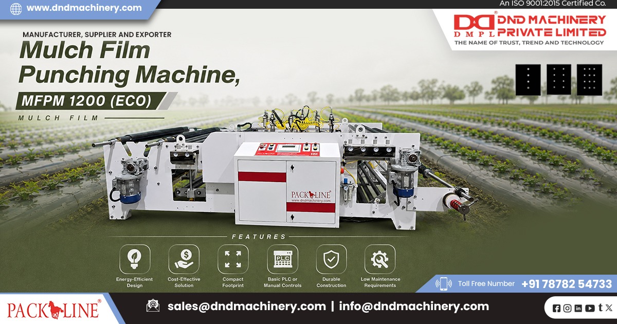Automatic Mulch Film Punching Machine Manufacturers in Ahmedabad Gujarat