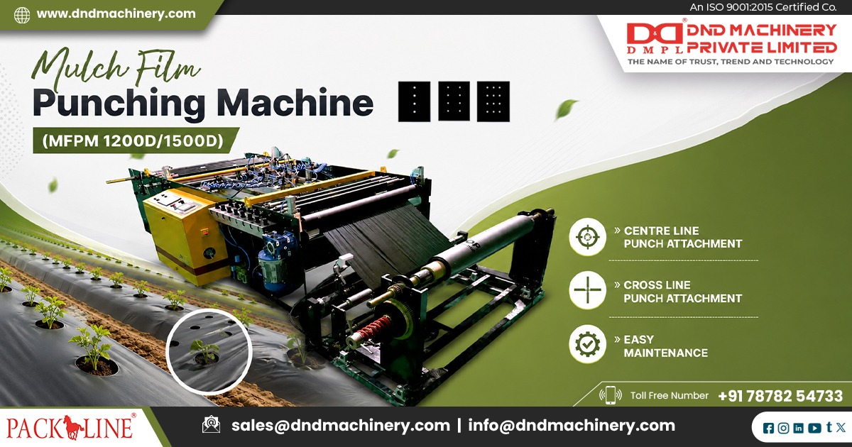 Agricultural Mulch Film Punching Machine In Angola