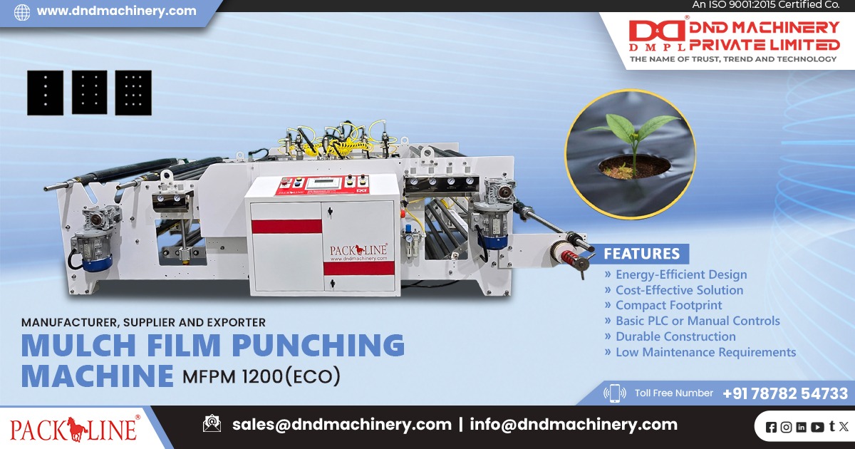 Automatic Mulch Film Punching Machine in Namibia