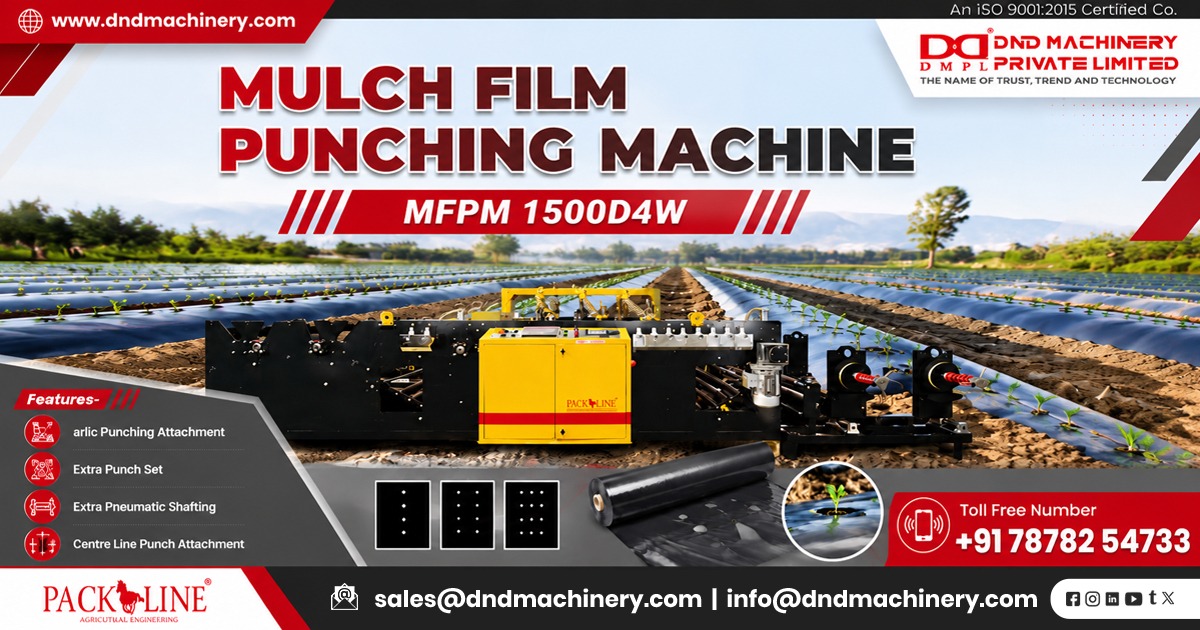 Automatic Mulch Film Punching Machine - Kenya